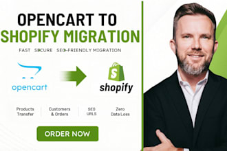 convert clone migrate opencart to shopify opencart migration seo store migration