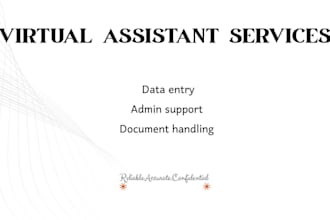 provide virtualassistant and administrative support services