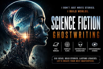 ghostwrite or rewrite science fiction novel
