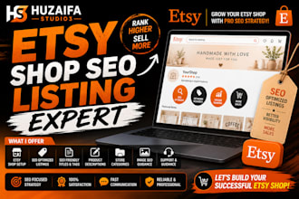 create and optimize etsy shop listings with SEO