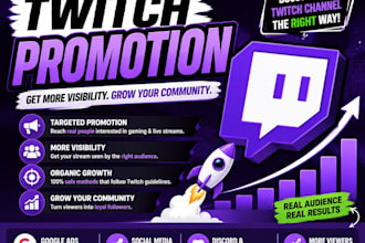 promote your twitch channel to boost real live viewers
