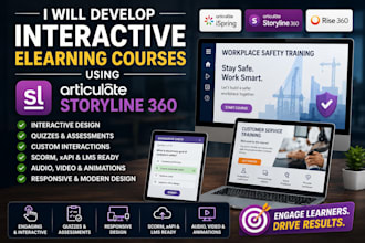 develop interacting elearning modules in articulate storyline 360