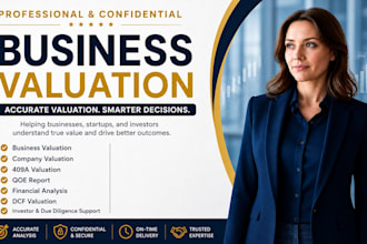 do business valuation, company valuation, 409a valuation and qoe report