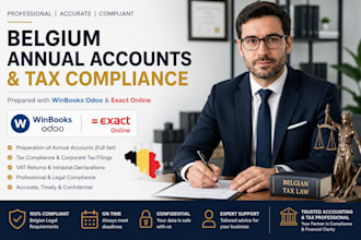 file belgium annual accounts and tax compliance using winbooks odoo exact online