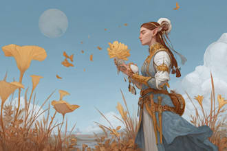 design an fantasy illustration