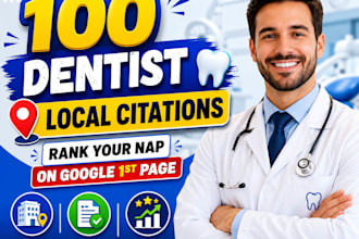 build local citations for dentists and dental clinics