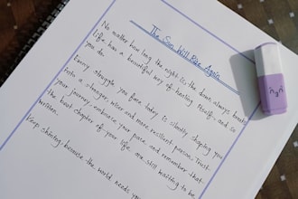 write anything with my beautiful handwriting