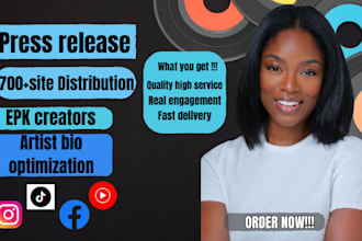 write a standard christian artist bio, press release writing and epk creation