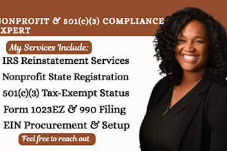 nonprofit registration, 501c3 reinstatement, irs tax exempt, form 1023ez 990 ein