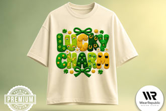 design custom t shirt graphics for pod, etsy and merch