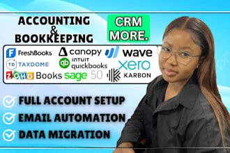 setup accounting crm on freshbooks karbon xero zoho books quickbooks jira odoo