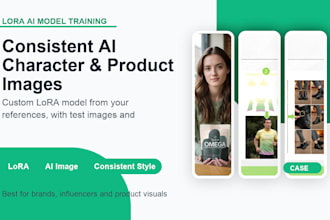 train a custom lora ai model for consistent images