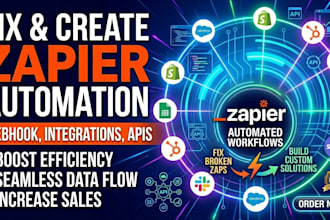 zapier automation zapier integration webhook API setup fix