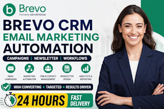 setup brevo CRM email marketing automation campaigns newsletter and workflows