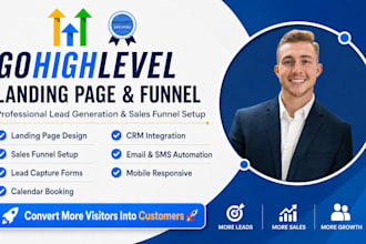 gohighlevel landing page gohighlevel sms automation gohighlevel sales funnel ghl