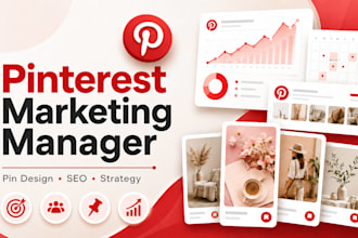 be your pinterest marketing manager and SEO expert