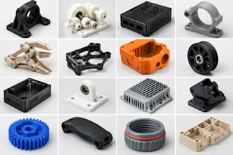 design functional 3d printable parts, mechanical cad models and product stl file