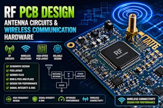 design rf pcb  automotive electronics antenna circuits and wirless hardware