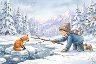 children book illustration, children story book illustration, kids story book