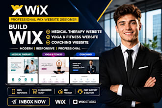build wix medical therapy website wix yoga fitness website and coaching website