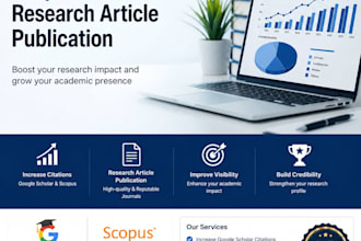 increase google scholar citation, scopus citation,  research article publication