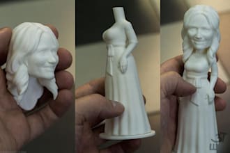 sculpt 3d action figure character model statue bjd doll and bobblehead model stl