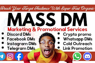 send mass dm, facebook cold outreach, instagram mass dm, discord mass dm
