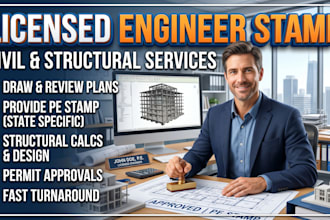 draw 2d floor plan, foundation, roof framing permit plan, pe stamp for permit