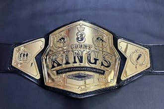 design custom championship belt, wrestling belt, 3d belt design, and belt mockup