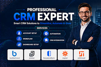 do buildertrend jobber automation housecall pro zapier integration jobtread crm