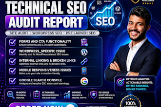 do technical SEO audit and website audit for wordpress