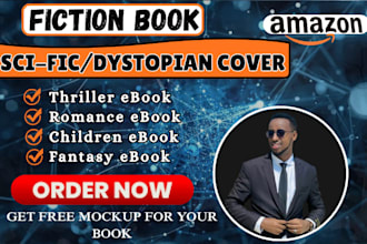 do sci fic dystopian book cover for book marketing