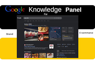 create a standard google knowledgepanel for brand and e commerce store