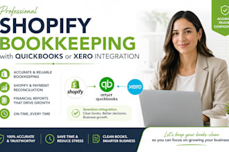 do shopify bookkeeping with quickbooks or xero integration