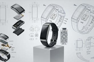 develop smart wristband tracking bracelet wearable electronics product design