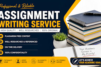 write essay writing, report, project work, content writing