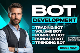 build eth solana bot pump fun bot crypto trading bot futures bot
