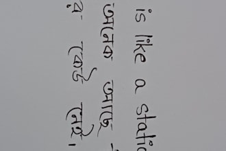 write neat handwritten notes and letters