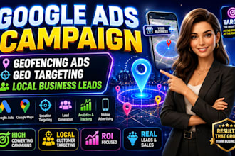 geofencing ads campaign setup, geo targeting, local business lead generation