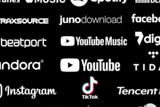 music distribution to spotify apple music tiktok and  global streaming platform