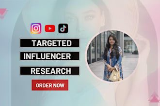 research niche influencers for your marketing campaign