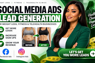 generate weight loss fitness and telehealth leads facebook ads via google ads