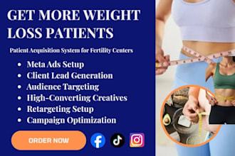 increase consultations and bookings for weight loss clinics with meta ads