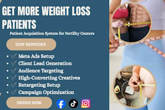 increase consultations and bookings for weight loss clinics with meta ads