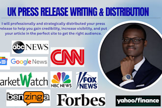 write UK press release music promotion film pr distribution on premium news site