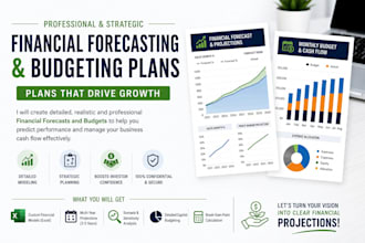 prepare smart financial forecasts and business budgets