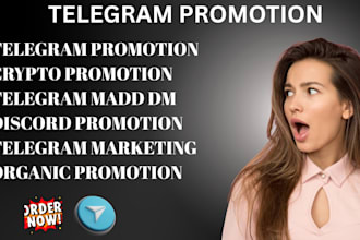 telegram promotion telegram ads discord mass dm crypto promotion