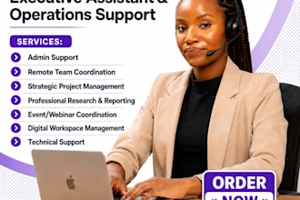be your tech virtual assistant and operations manager