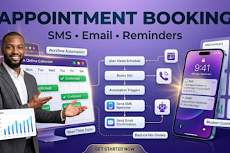 setup gohighlevel appointment booking calendar and reminder automation