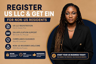 register US llc and obtain ein for non US residents